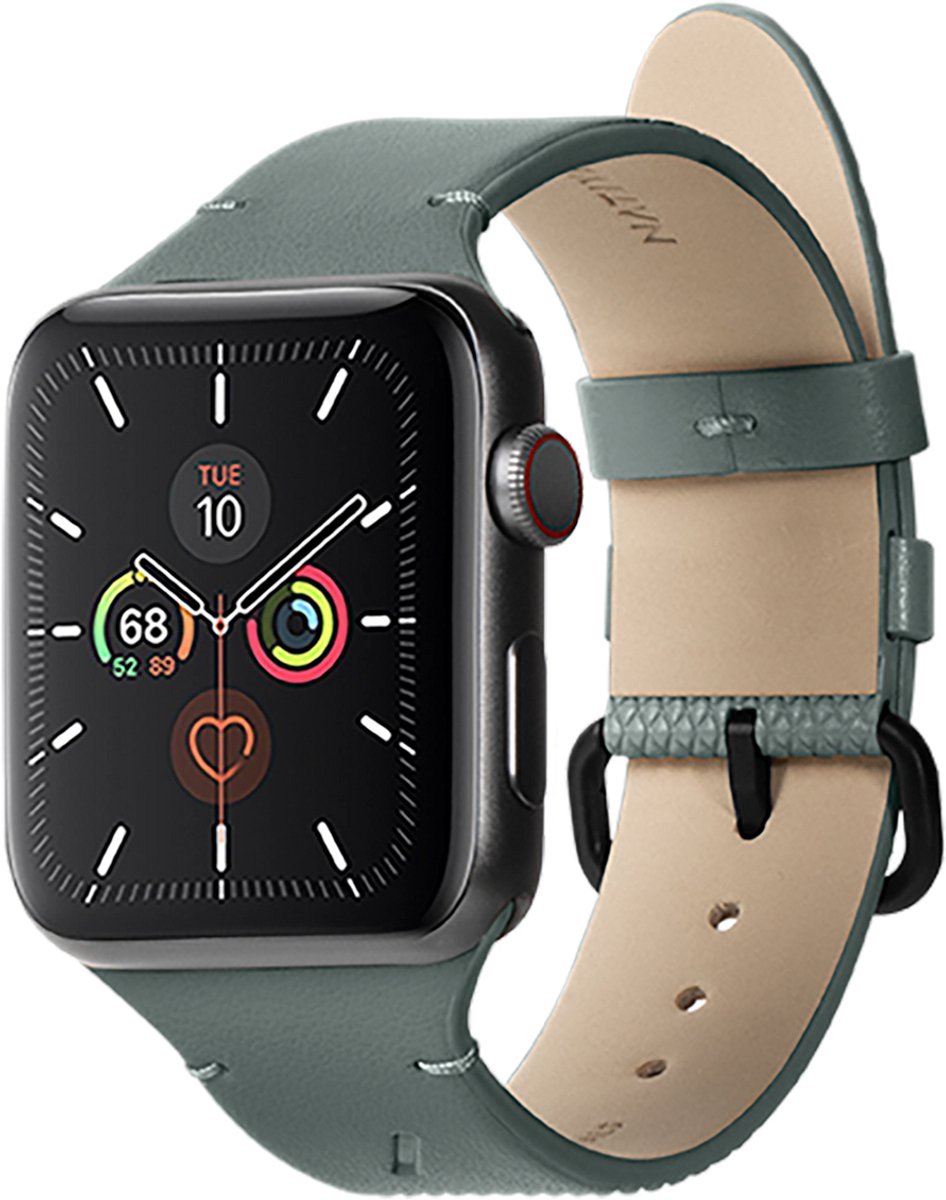 Native Union (Re)Classic Bandje Voor Apple Watch 44Mm, Leisteengroen