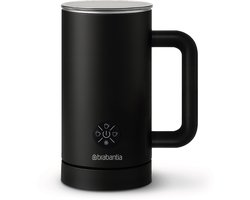 Brabantia Elektrische Melkopschuimer - 4-in-1 - 300 ml - Warm en Koud Opschuimen - Zwart - BBEK1048