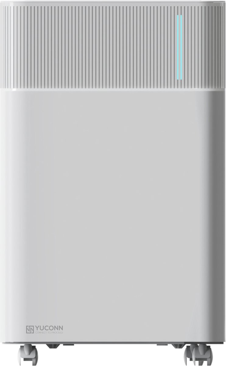 Yuconn Stream20 - Luchtontvochtiger – 20L per dag – Ionisator Luchtreiniger – Wasdroogfunctie – Stil - Energiezuinig – Voor Badkamer, Kelder en Zolder – Dehumidifier