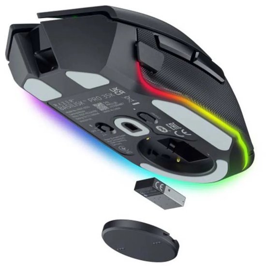 Razer Basilisk V3 Pro 35K - Draadloze Gaming Muis - Ergonomisch - RGB - 4-weg Scrollwiel - Zwart