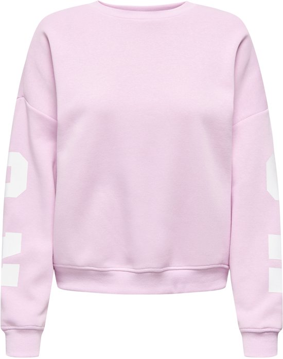 Only Sweater Onlsweat manches longues imprimé dos/manches Swt 15356793 Winsome Orchid/Birch Houston Taille femme - S