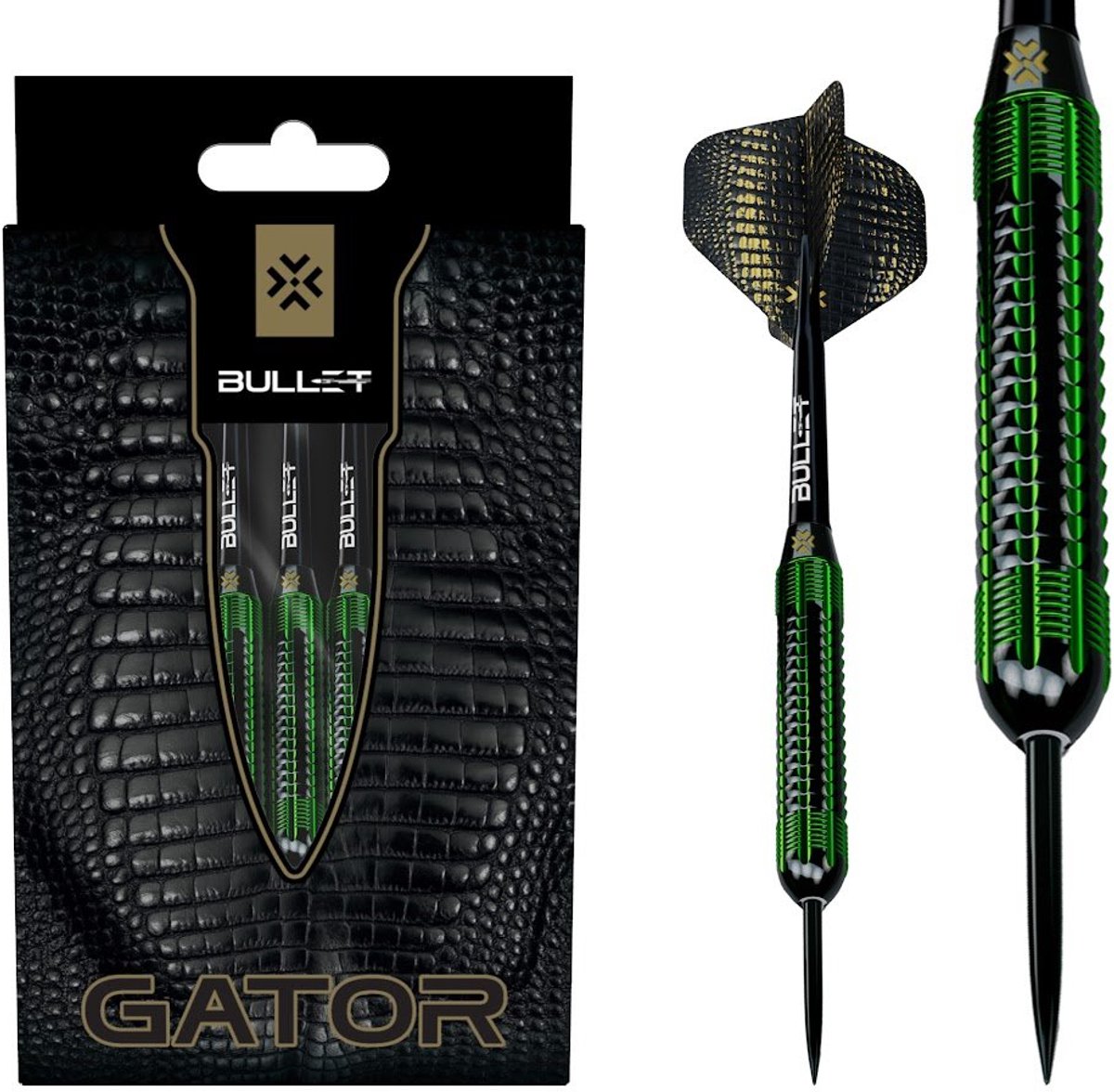 Bullet Gator Brass - Dartpijlen