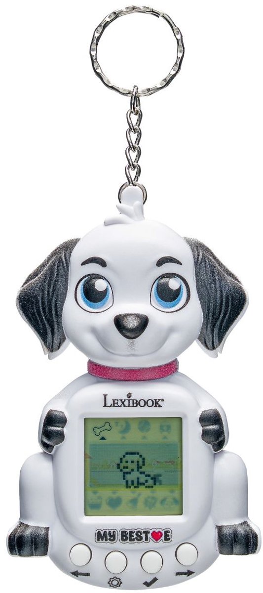 Mijn Best-E® Puppy-console met LCD-scherm en sleutelhangerbevestiging