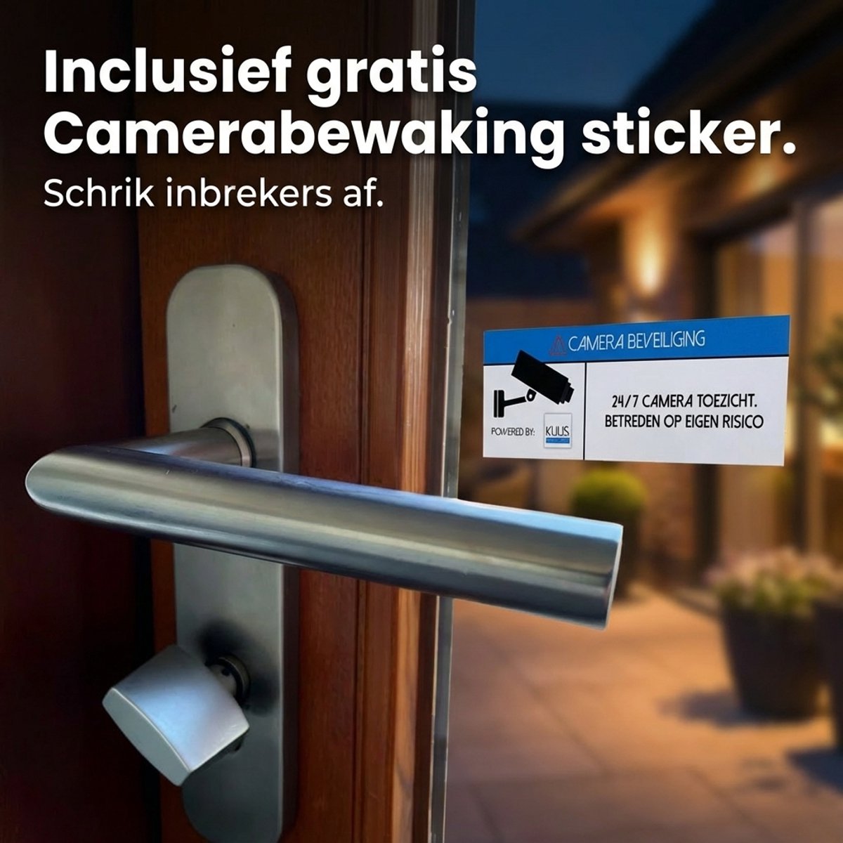 KUUS® BC1 2K Wifi Camera met Nachtzicht en Bewegingsdetectie - afbeelding 2