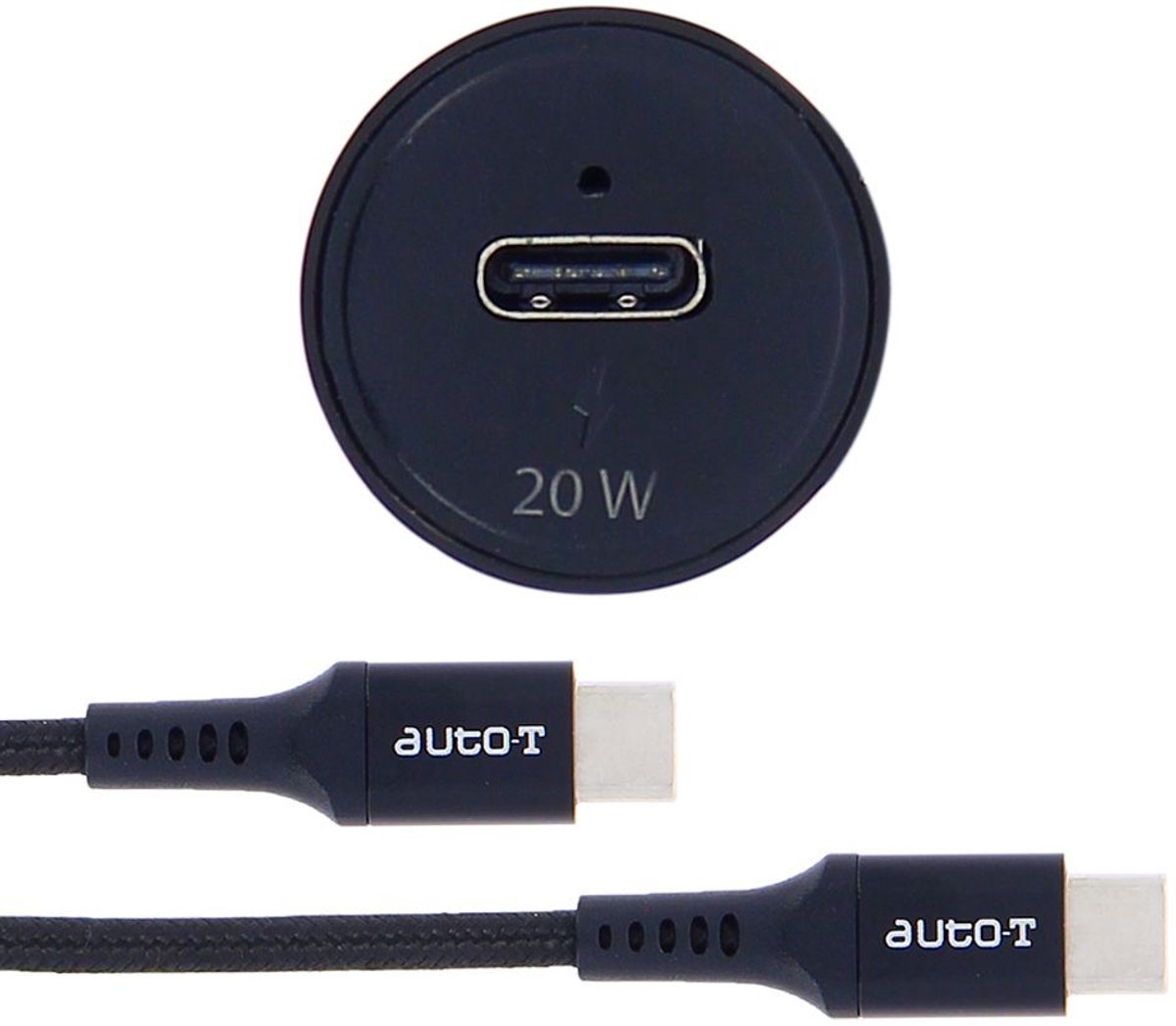 Autoladerset - AUTO T - 540225 - USB-C - 20 W - 5 A