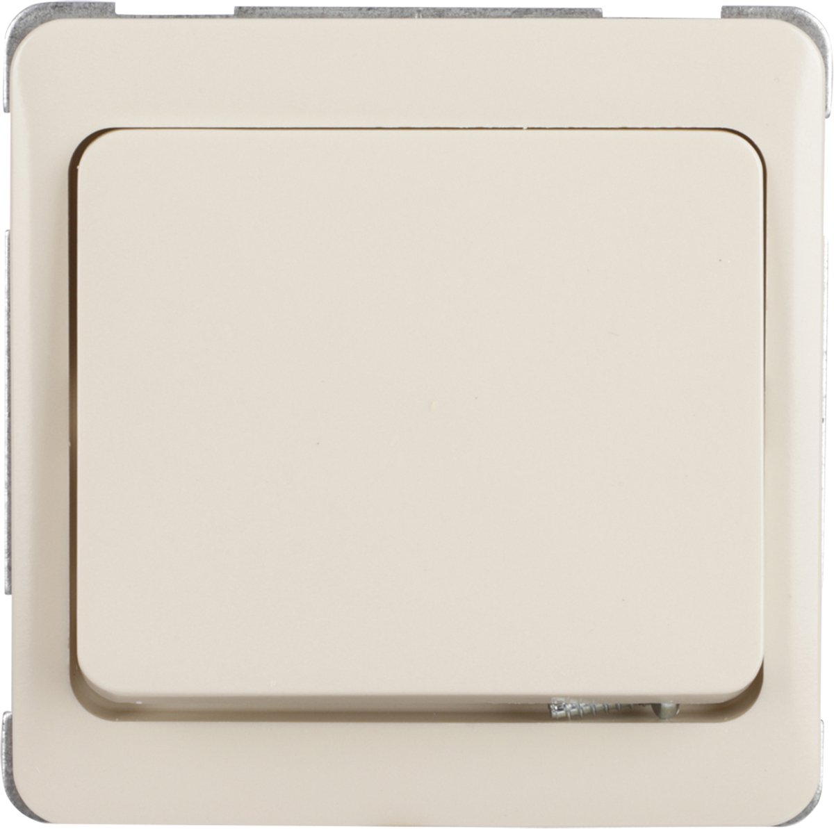 PEHA Standard schakelaar - inbouw - impuls - maak - crème