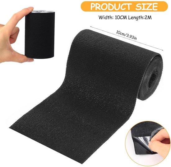 Tent Tape - 10CM x 2M - Zelfklevend - Reparatietape - Reparatietape voor zeildoek - Herstellijm Patch Voor Kleding - Fix Tape - Transparant - Reparatiedoek - Voor PVC-Gecoate - Zelfklevend - Waterdicht - Voor luifel, zeil, boothoezen en tenten van Merkloos — afbeelding 5