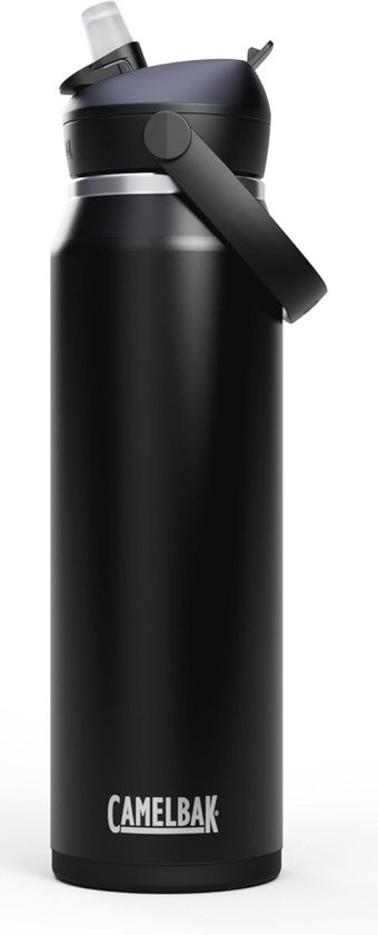 Qwetch - Citroen geïsoleerde fles 750ml - Nomadische roestvrijstalen