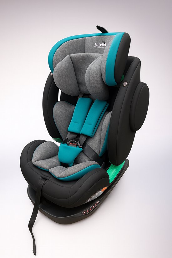 i-Size 360° Autostoel - 0 tot 36 kg - R129 goedgekeurd - Draaibaar - Verstelbaar - Isofix - Autostoel Isofix Groep 0+1+2+3 draaibaar vanaf de geboorte tot 12 jaar MUNT — afbeelding 2