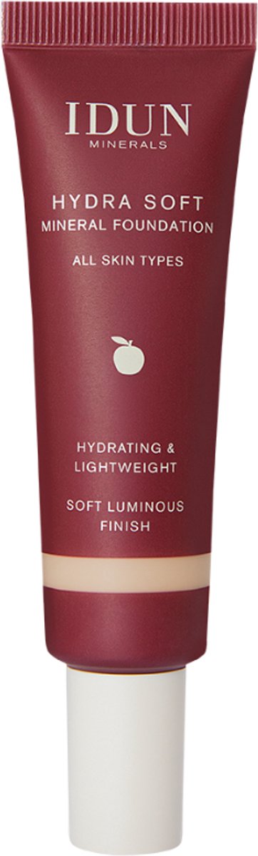 IDUN Minerals - Hydrasoft Mineral Foundation - Freja - HSMF - 30 ml