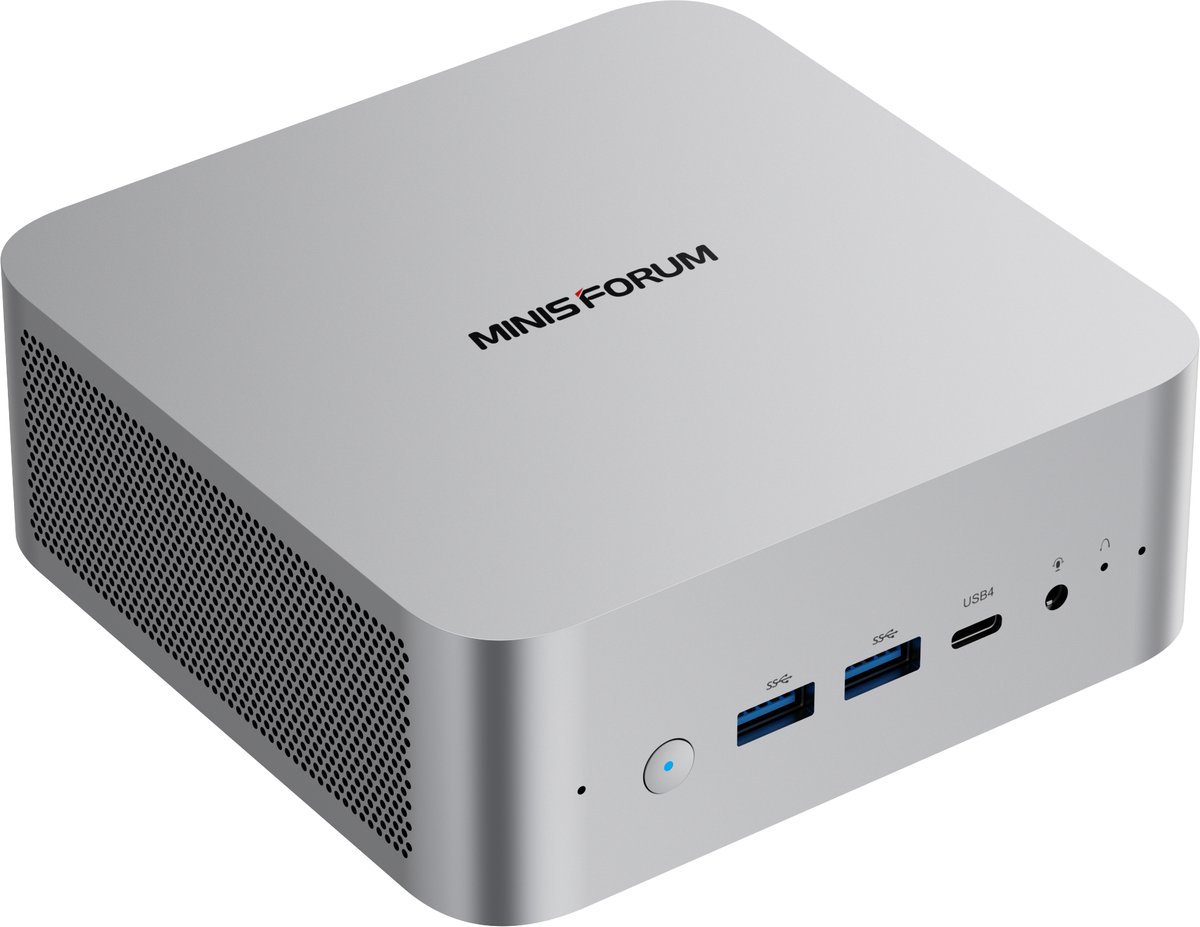 MINIS FORUM AI X1-255 Mini PC, mini pc desktops, mini pc met windows 11 pro, AMD Ryzen 7 255 (8c / 16t, up to 4.9GHz), HDMI/DP / USB4 (4K @ 120Hz), USBA X 3, 2.5G LAN, Wi-Fi 7 / BT5.4,Oculink Support - MINIS - €589,00