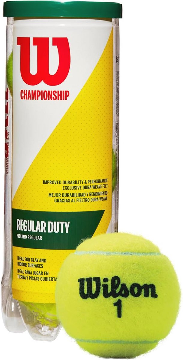 Reguliere en extra duty tennisballen voor optimale prestaties