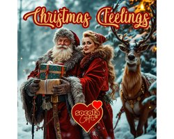 SoCoLa Vintage Kerst– Xmas Feelings – Fairtrade Chocolade tabletten inclusief luxe plexiglas tegel in Giftbox - Persoonlijk Cadeau – Delftblauw kado – Kerst geschenk - Voor Hem en Haar – Vrouw en Man