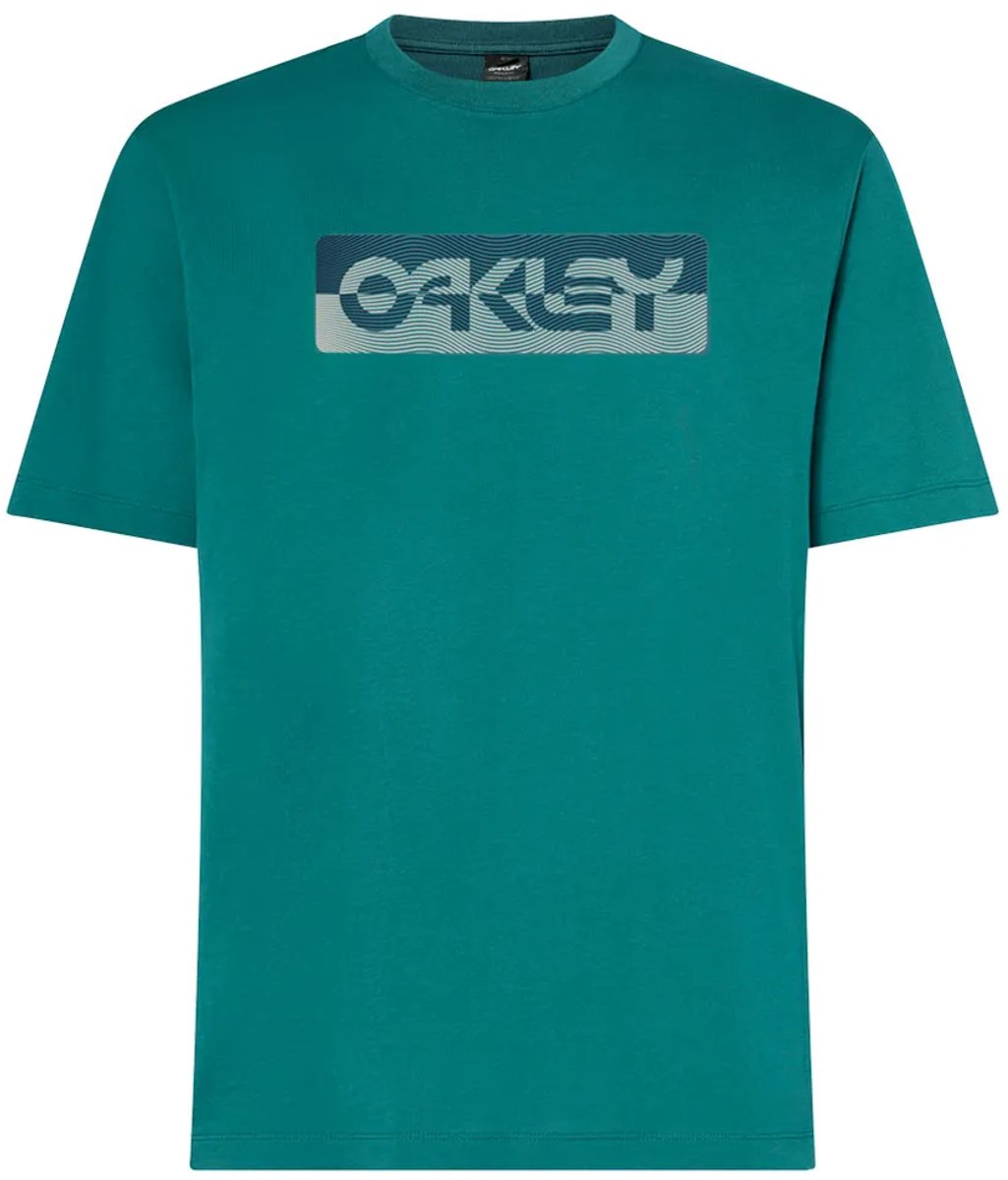 Oakley Apparel Duality B1b T-shirt Met Korte Mouwen L Man Dark Pacific