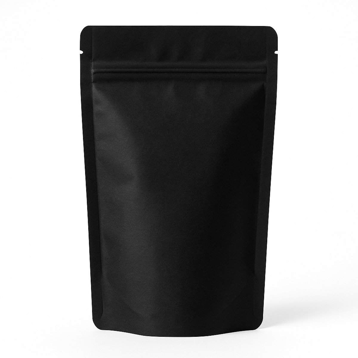 100x Zwarte Kraftpapier Stazakken met Zipper (250ml) – Aluminiumvrij & Voedselveilig