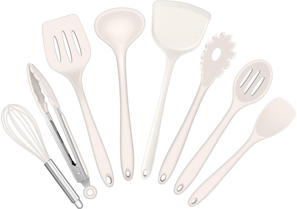 Unyqoos® Complete set siliconen keukengerei voor veelzijdig en veilig koken