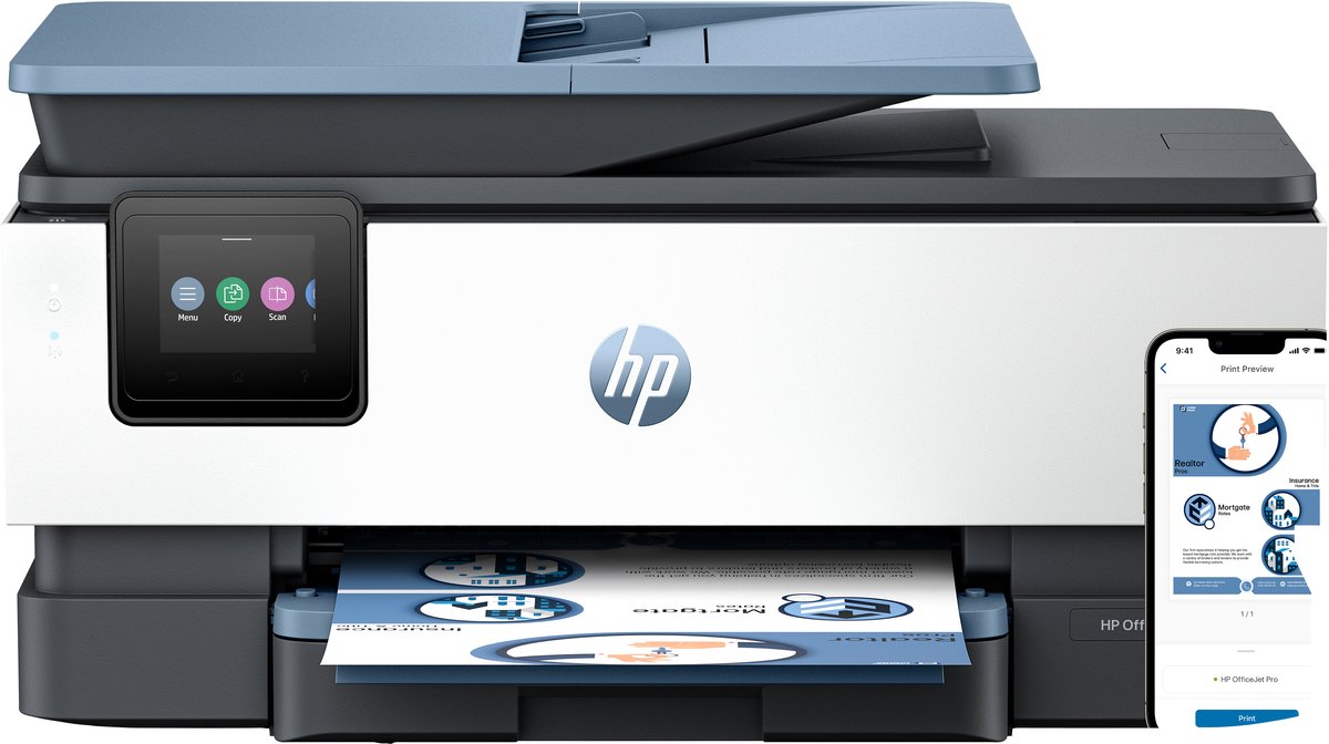HP Officejet Pro 8135e - Printen Kopiëren En Scannen Inkt HP+ Geschikt Incl. 3 Maanden Instant Ink