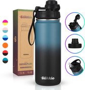 My Vesperbox Minny Gourde Anti-Fuite 750ml Pour Enfant - Paille Pop-up, Sans BPA, Idéale École & Sport