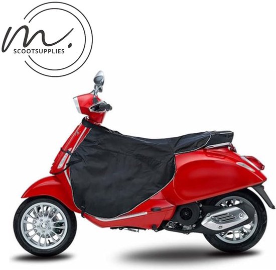 Scooter beenkleed - universeel - wind- en waterdicht - zwart