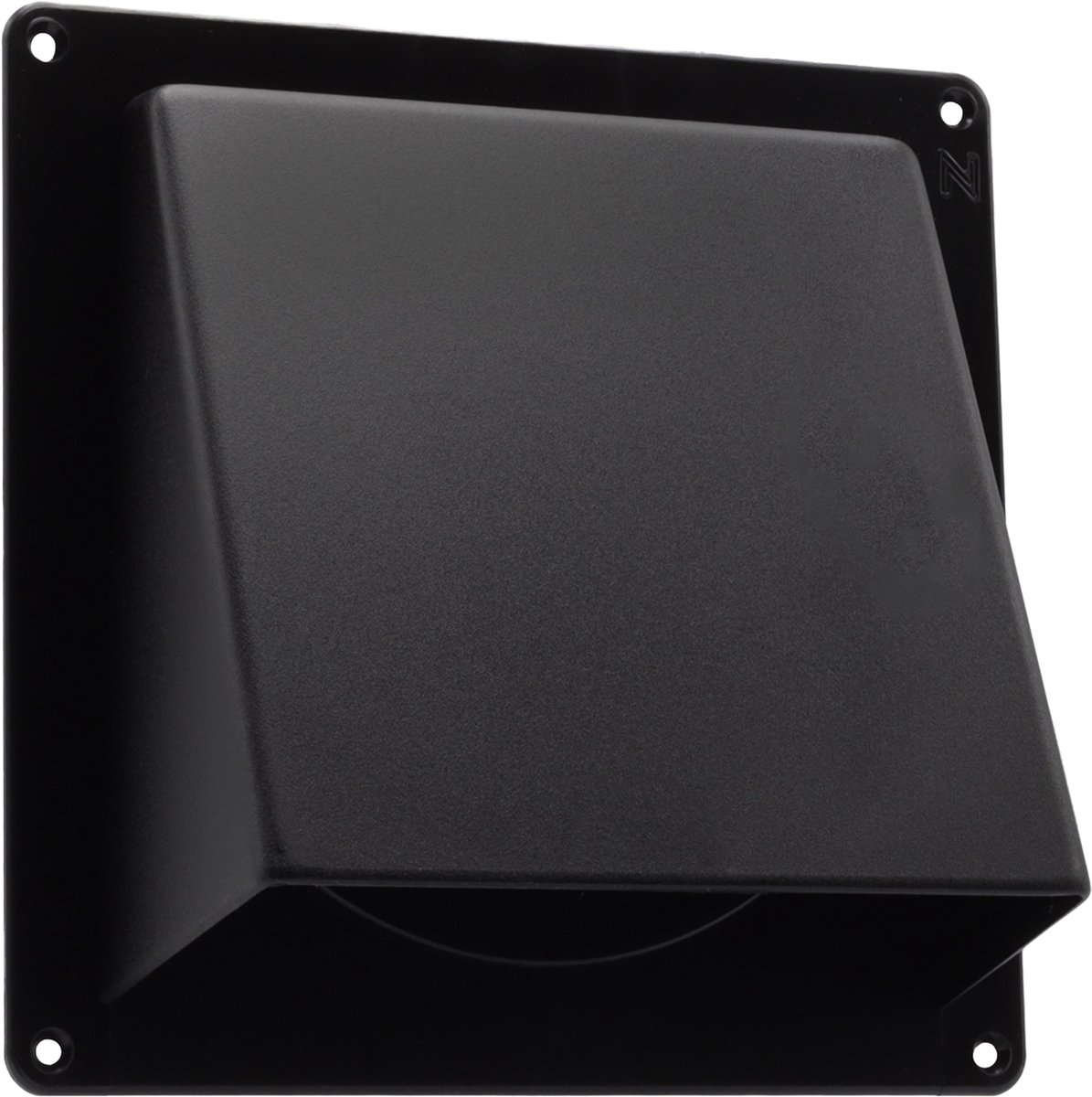 Starx - gevelklep - 150 mm - zwart