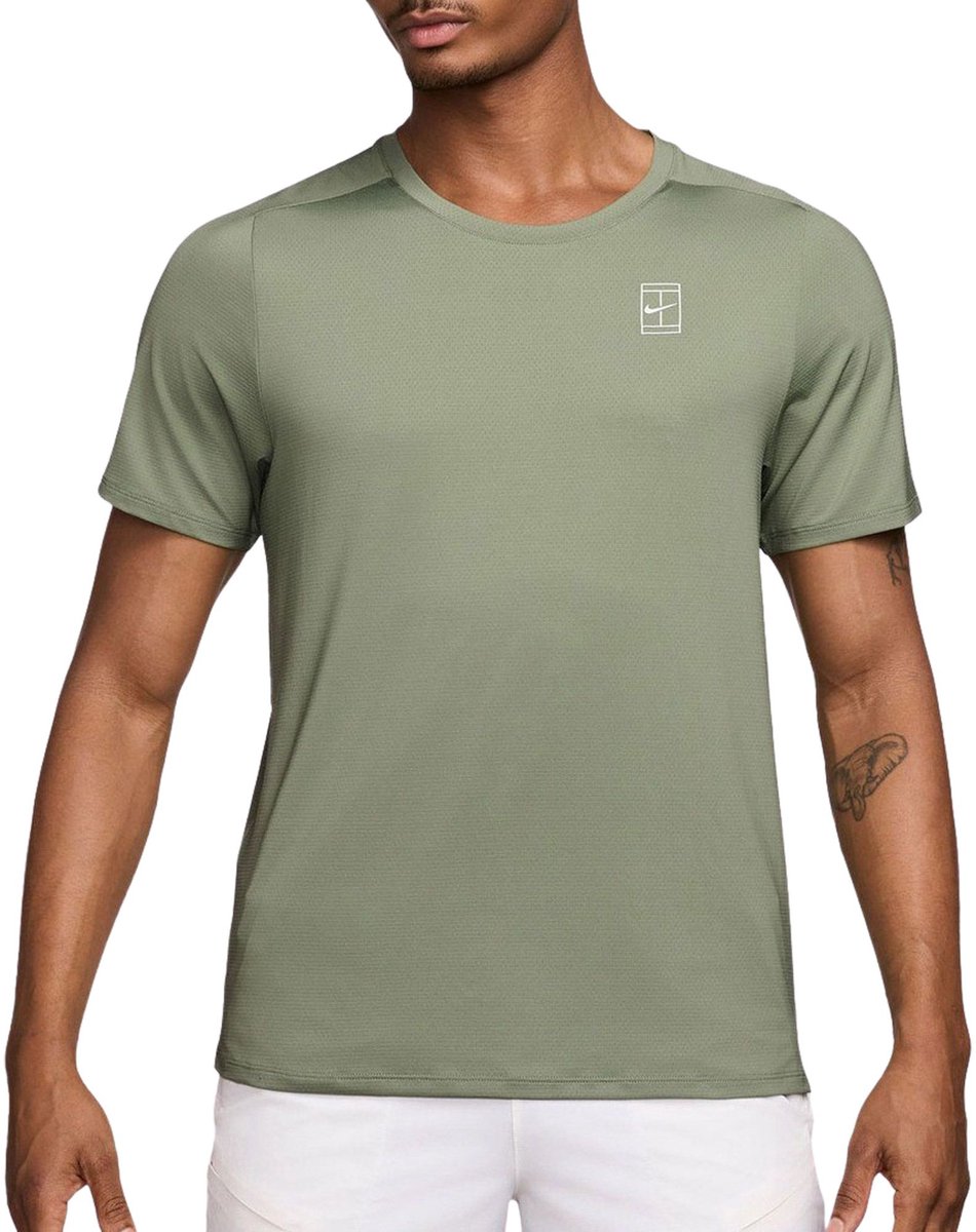 Nike Court Advantage Shirt Heren Groen