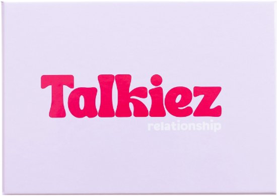 Talkiez - Relationship - Vragenspel voor Relaties - Kaartspel - Praatkaarten - Gesprekskaarten - Cardgame - Relatie editie - 100 speelkaarten