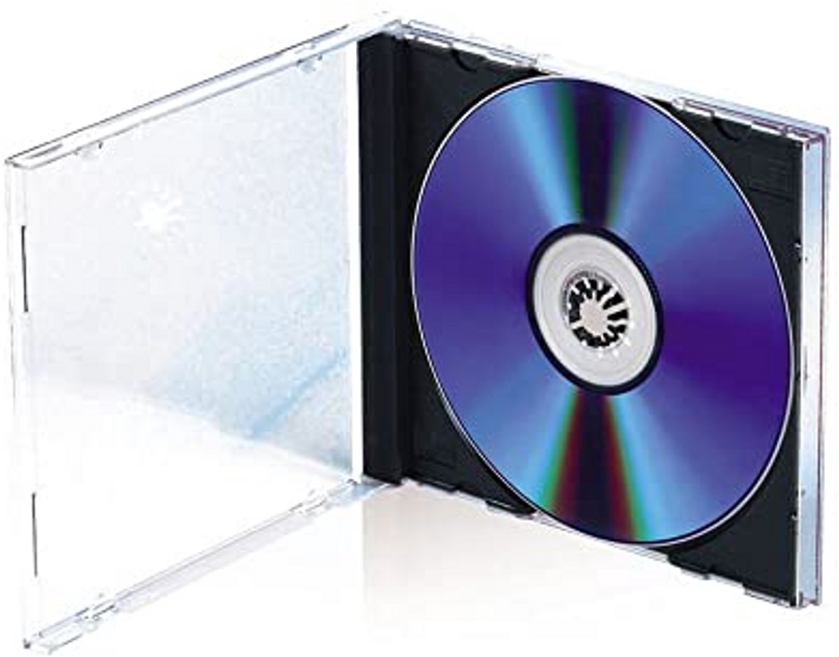 CD-hoes voor 5 schijven - Transparante CD-hoezen
