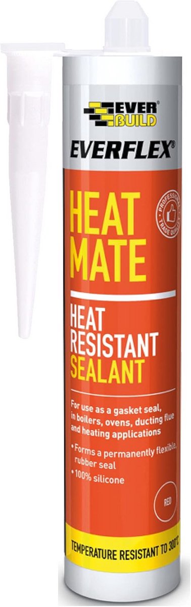 Hittebestendige Siliconen Sealant Rood 295 ml