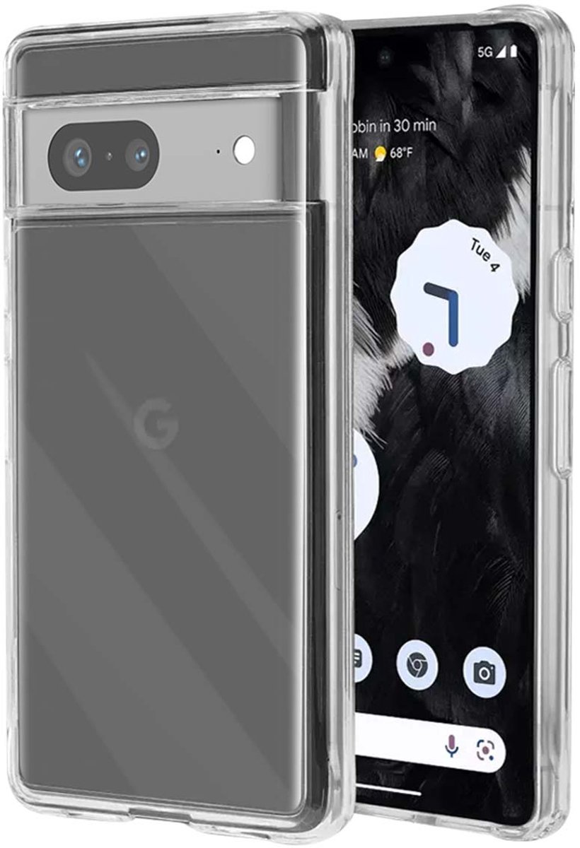 dbramante1928, Hoesje geschikt voor Google Pixel 7 - Iceland Pro Gerecycled Plastic, Transparant