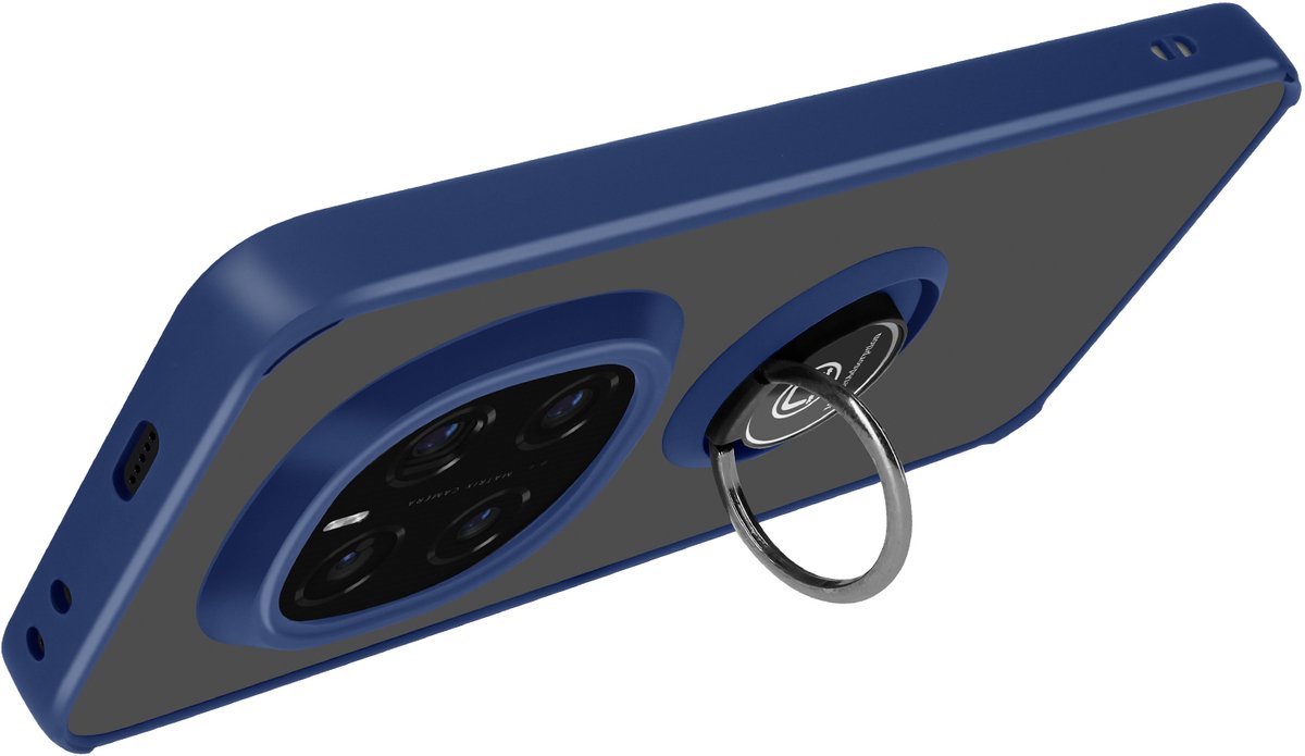 Avizar Case Geschikt voor Honor Magic 7 Pro magnetische ring, Blauw