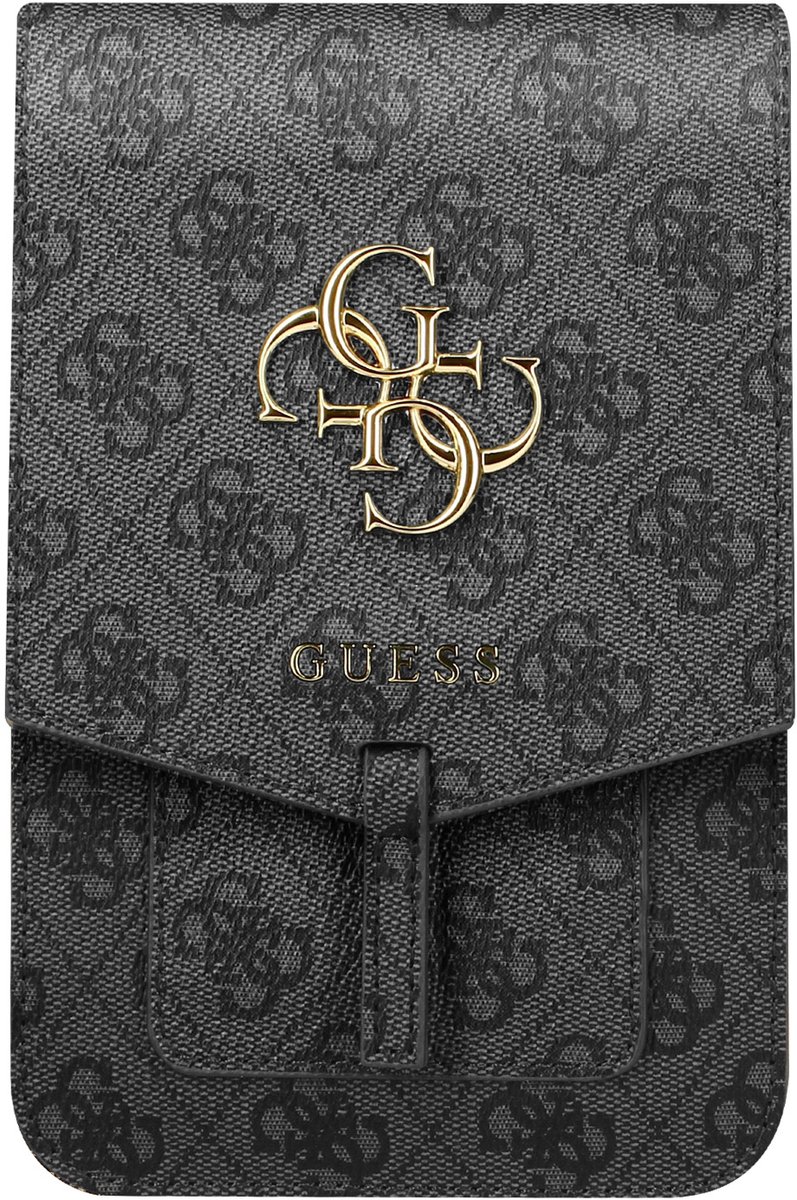 Guess 4G Metal Logo Heuptas met Riem (Scherm tot 7 Inch) - Grijs