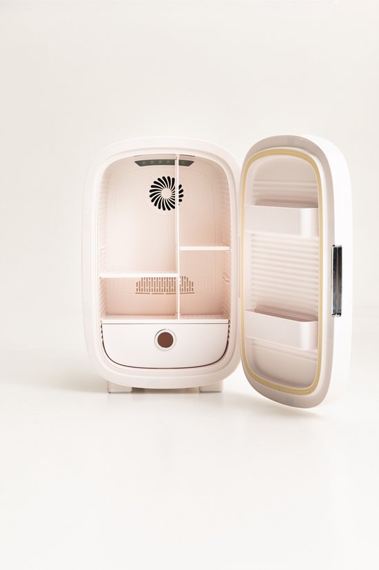 Knikker Skincare Fridge 12 Liter - Mini Beauty Koelkast voor Make-up & Cosmetica - Condensvrij & Met Maskerwarmer - Incl. Ice Globe van Knikker Cosmetics — afbeelding 2
