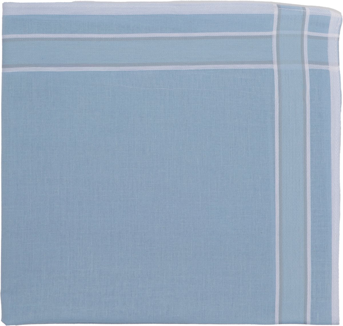 Stijlvolle Tiseco Herenzakdoeken - 6 Stuks - 100% Premium Katoen - Tijdloos en Comfortabel - Denim Blauw - 40x40 cm