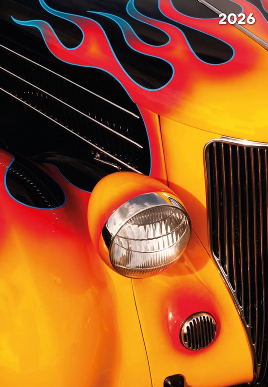 Calendrier Slimline Custom Cars 2026