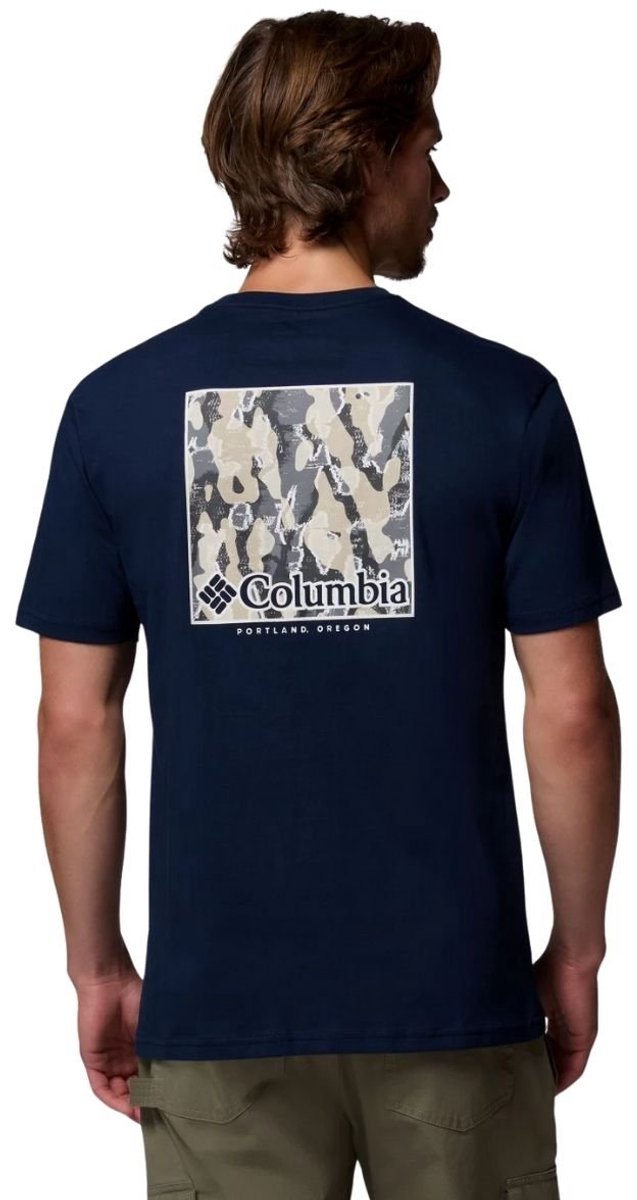 Columbia North Cascades™ T-shirt Met Korte Mouwen Man Marineblauw