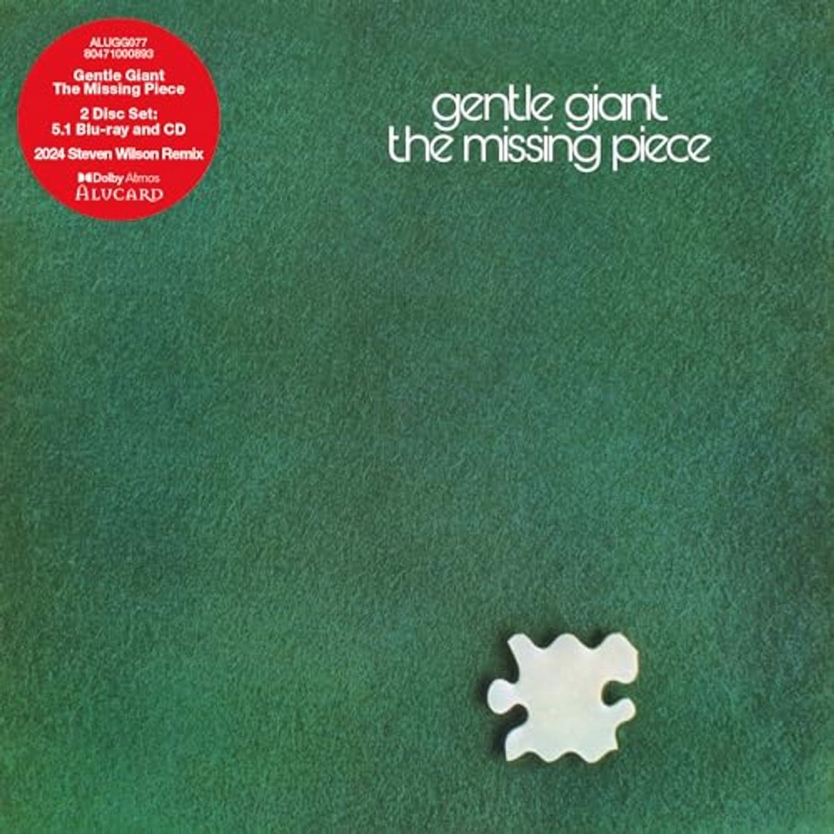 Muziek CD + Blu-ray met remix van het album The Missing Piece