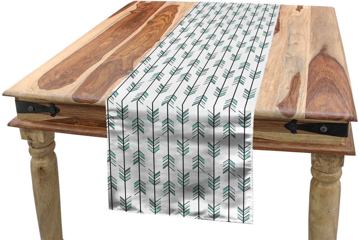ABAKUHAUS Pijl Tafelloper – Tribaal motief – 40x180 cm