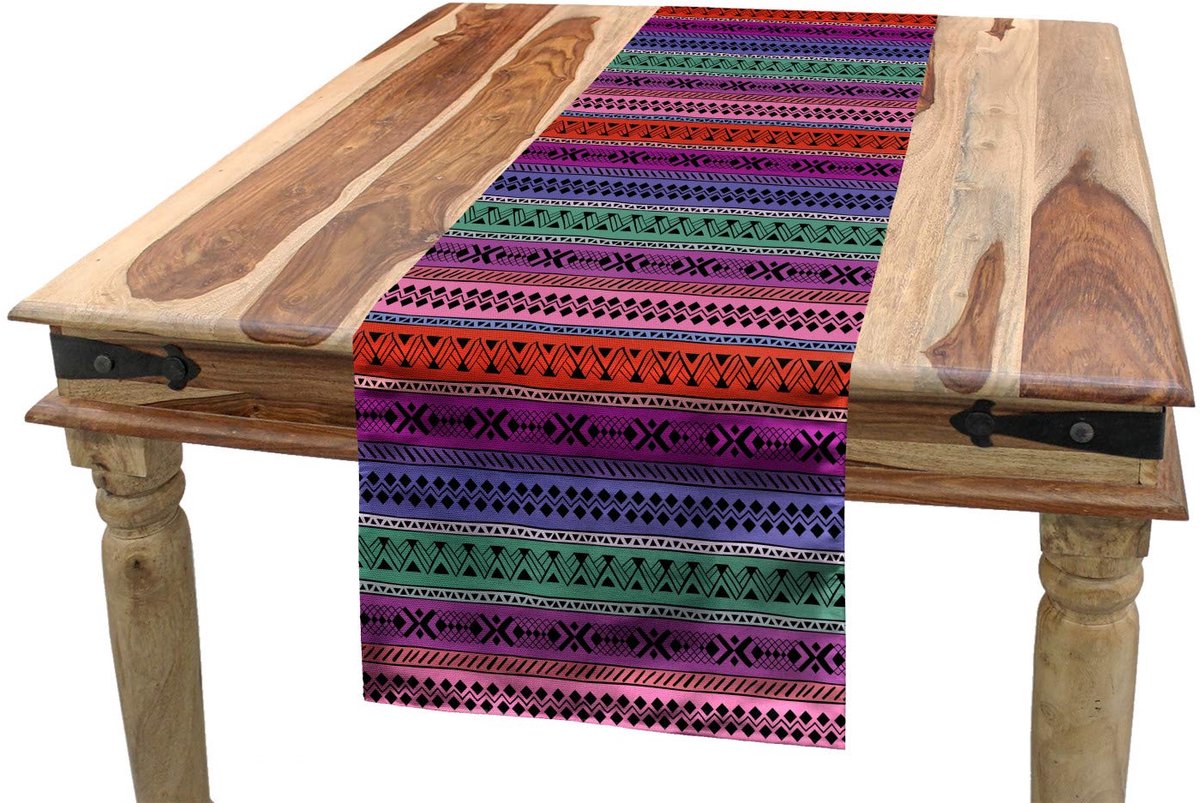 ABAKUHAUS – Tafelloper 40x180 cm – multikleurig, polyester