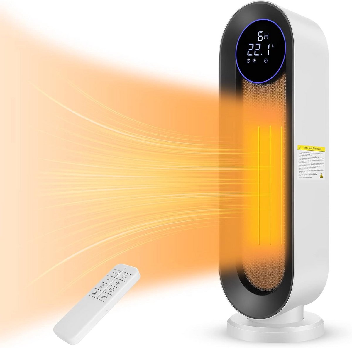 Keramische Ventilator Kachel 2000W met 3 Modi en Thermostaat voor Thuis en Kantoor