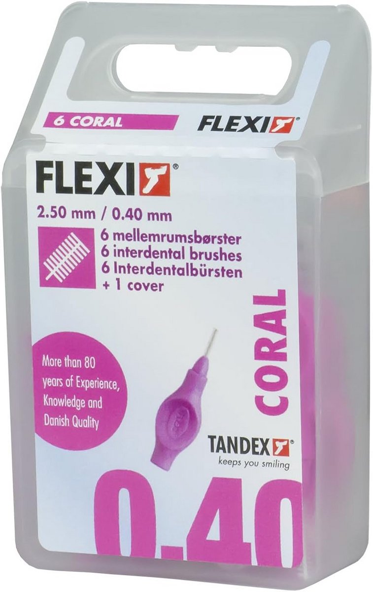Microfijne interdentale borstels voor optimale mondhygiëne - 6 stuks