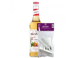 Monin Siroop Amaretto 70 cl +Pompje