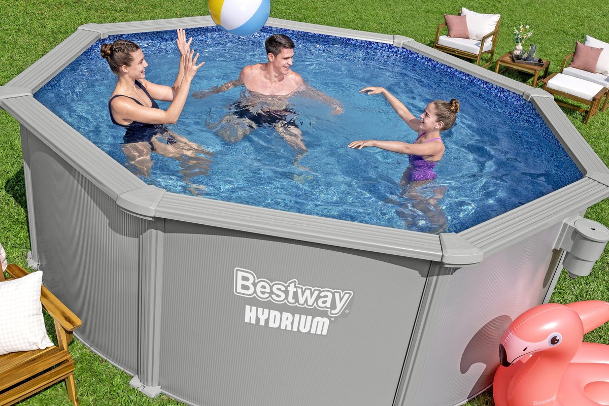 Bestway Hydrium zwembadset met stalen wand - Ø 366 x 122 cm