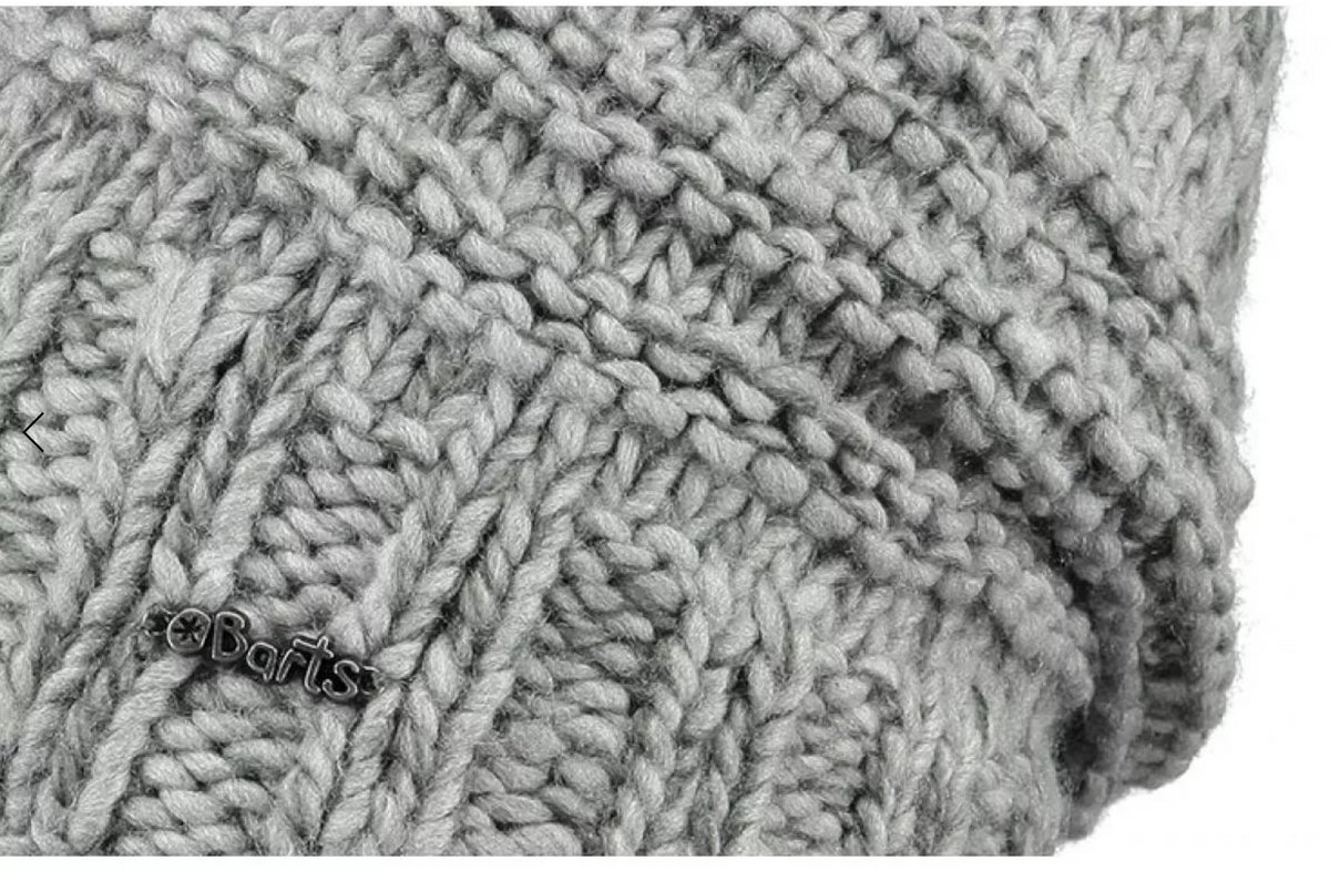 Barts beanie Tara licht grey heather