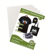 TECKWRAP Groen Glitter Inkjet Warmteoverdracht Papier A4 x 10 Vellen voor Donkere of Lichte Stof Ijzer Op T-shirt Transfer Papier 210mm x 297mm Printbaar Transfer Papier Compatibel met Inkjet Printer