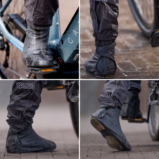 BBB Cycling MultiFlex Overschoenen Wielrennen, MTB en Casual Schoenen - 5 tot 15 Cº - Overschoenen Waterdicht - Zwart - Maat 44/48 - BWS-27 van BBB Cycling — afbeelding 2