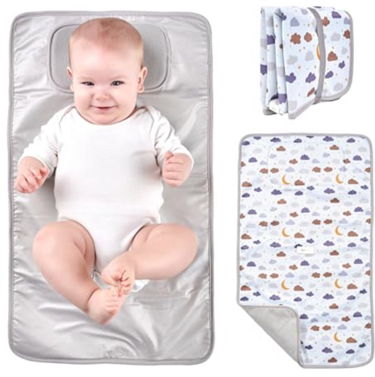 Waterdichte en Opvouwbare Reisverschoningsmat - Ideaal voor Babycomfort en Netheid, Perfect als Luiertas