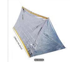 Noodtent – Survival Schuilplaats van Mylar – Lichtgewicht & Waterdicht