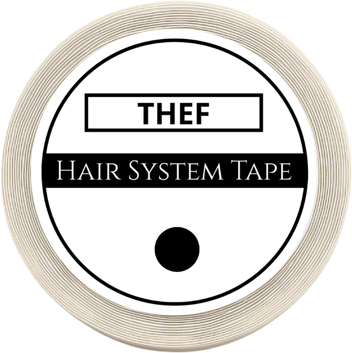 Thef Haarwerk Tape – Extra Sterke Hechting – Zeer Langdurige Draagtijd – Hair Tape voor Pruiken, Lace Wigs & Toupets – Hypoallergeen 0.8 CM