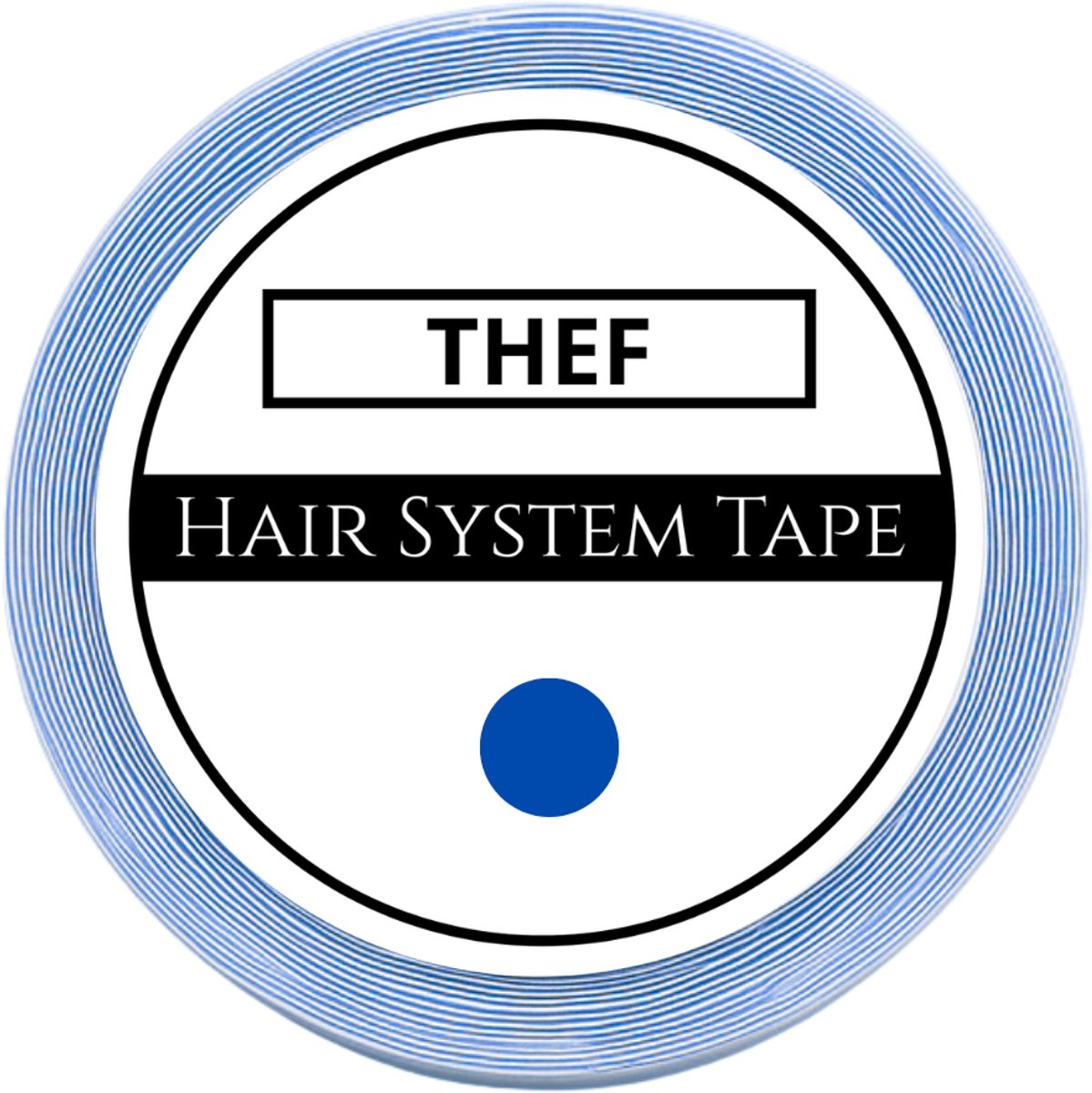 Thef Haarwerk Tape – Transparant – Sterke Hechting – Normale Draagtijd – Haar Tape voor Pruiken & Toupets – Hypoallergeen - 1.0 CM