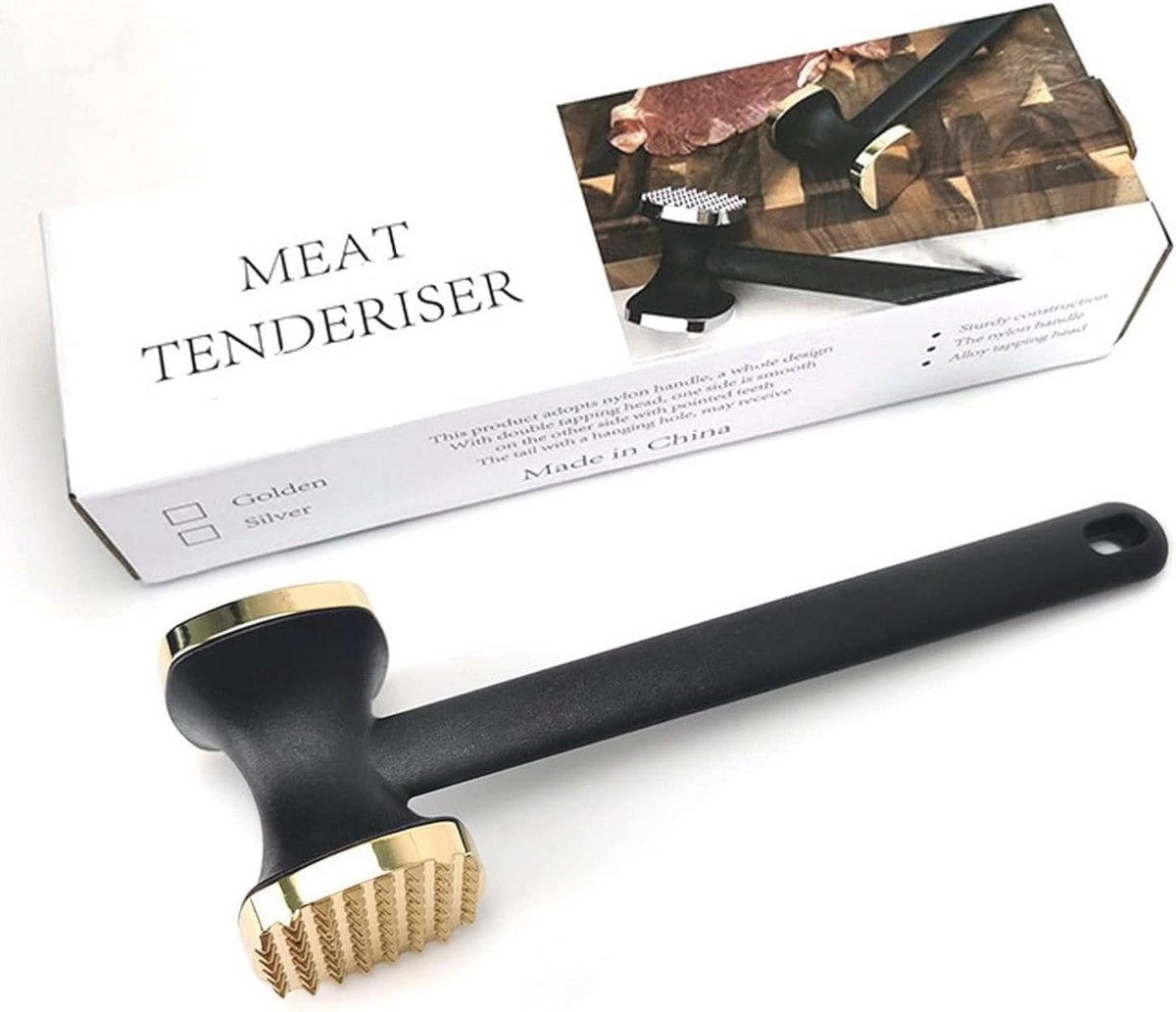 Vlees Tenderizer - Handmatige Hamer voor Biefstuk, Kip, Vis en Meer
